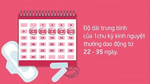 Chu kỳ kinh nguyệt kéo dài bao lâu là bao lâu?