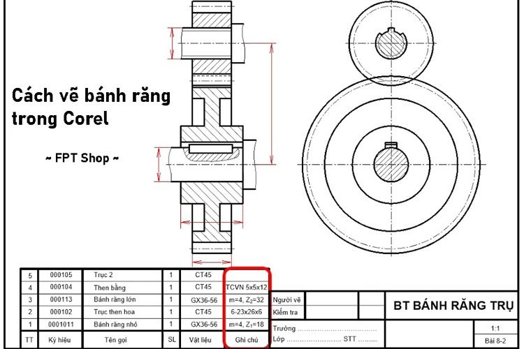 Tìm hiểu về hình bánh răng - Công nghệ sản xuất, ứng dụng và tính năng