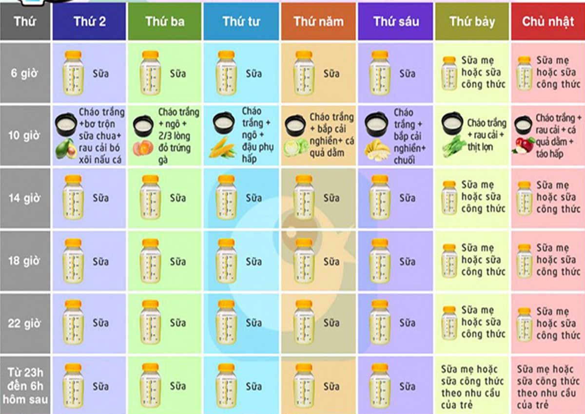 Lượng thức ăn cho bé 6 tháng tuổi - Những điều cần biết