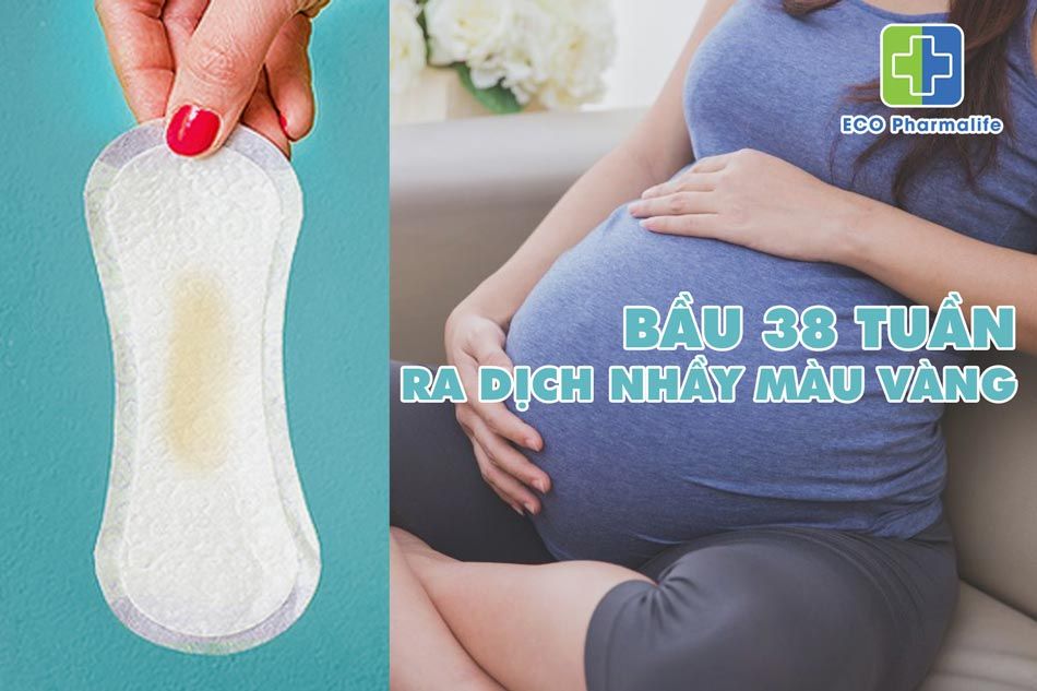 Thai 38 tuần ra dịch nhầy màu vàng xanh - Tất cả những gì bạn cần biết