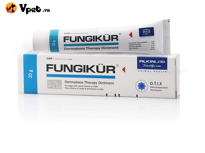  Thuốc bôi trị viêm da cho chó mèo Alkin Fabricil  Fungikur